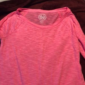 Pink long sleeve. Barely worn.